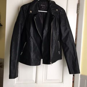 Black leather jacket never worn